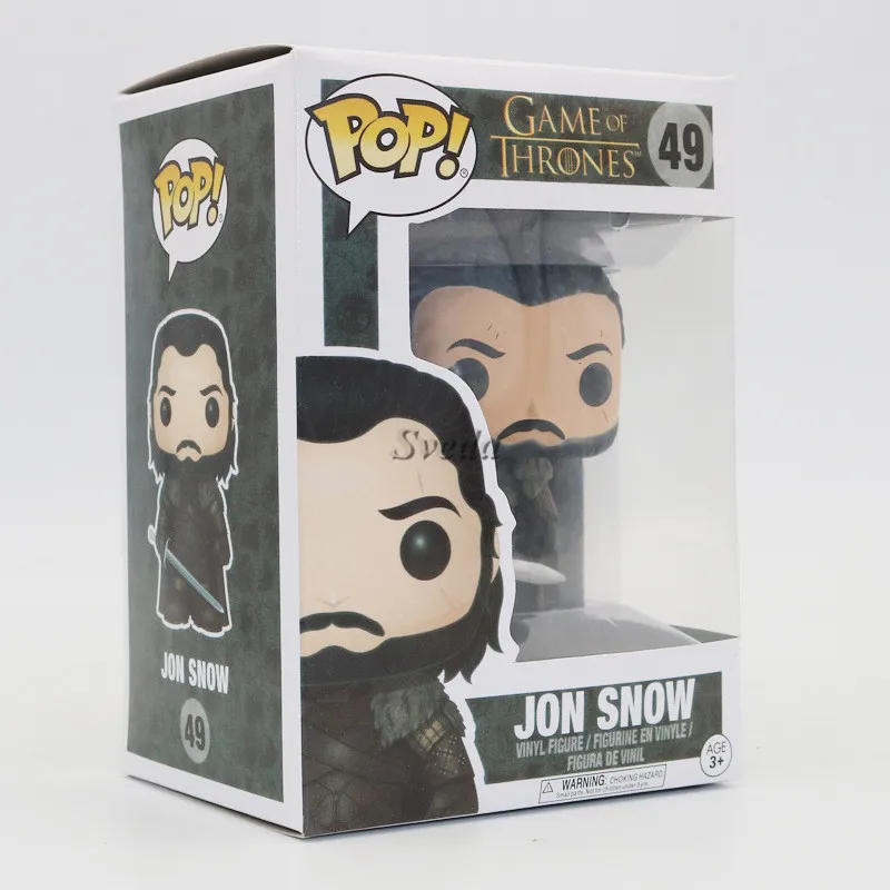 Wholesale Funk POP Game f Thrones PVC Action figure #51 Cersei Lannister #49 JON SNOW Vinyl Figure Collection Model Toy