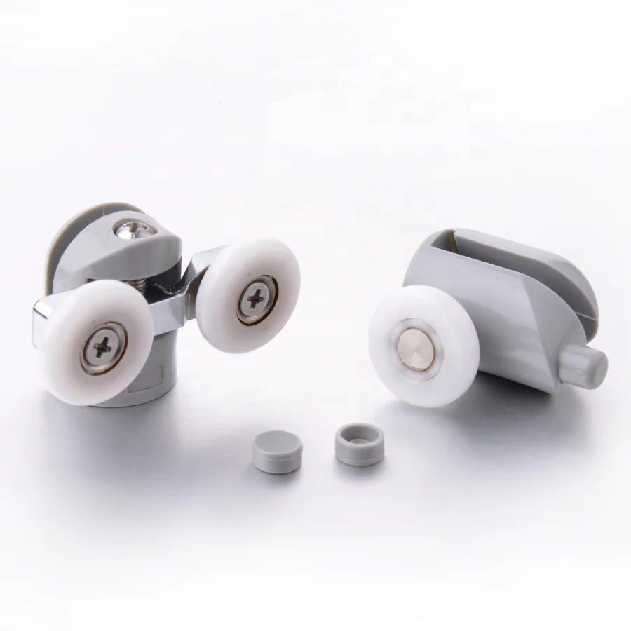 Shower Room Glass Sliding Door Roller Runner Top Double Bottom Single Casters Wheel For Shower Cabin Pulley