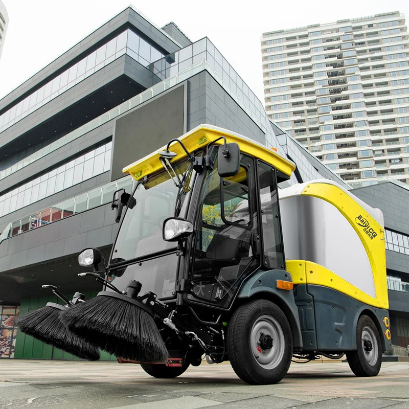Baiyi-JS1800 Articulated Hinged Municipal Cleaning Machines Automatic Road Sweeping Machine