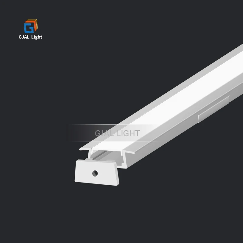 16*07 mm material aluminum profile for LED cheap price customization embedded strip channel lights