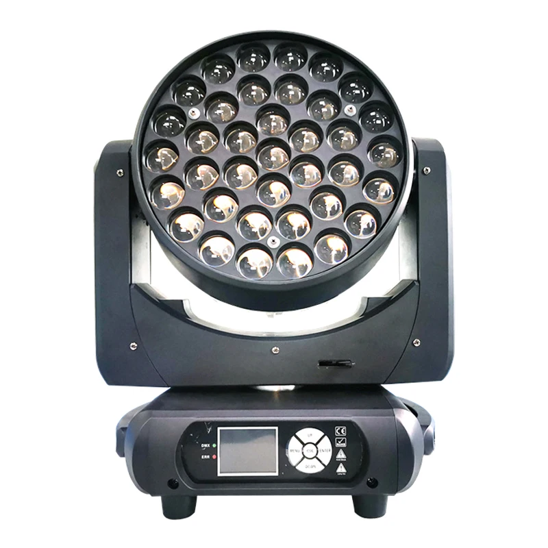 Ava 37pcs*15W RGBW 4 in 1  LED zoom wash moving head light stage light
