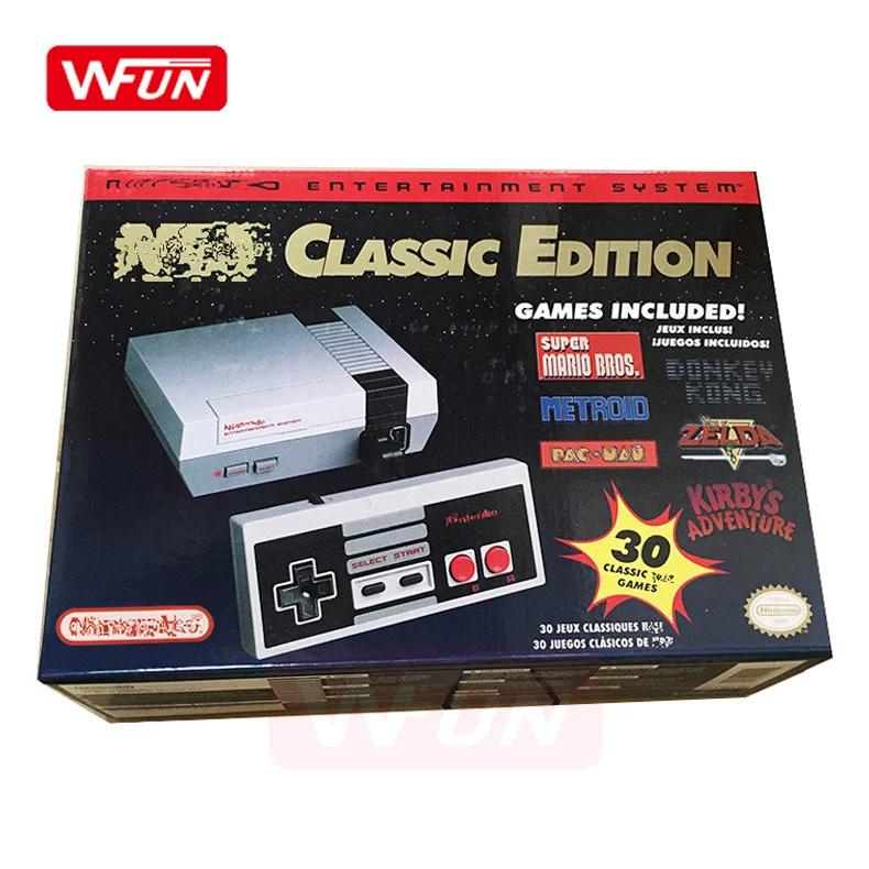  Игровая мини-консоль 32 бит встроенная в 30 игр для Nintendo
