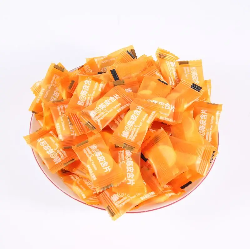 
Factory direct sales Vitamin C Tangerine Bulk colorful packaging candy casual snacks 