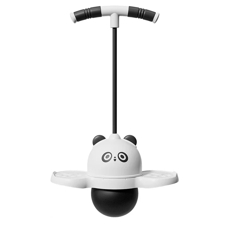 Custom balance jumping light up ball toy flash bouncing pedals durable high bounce rubber ball