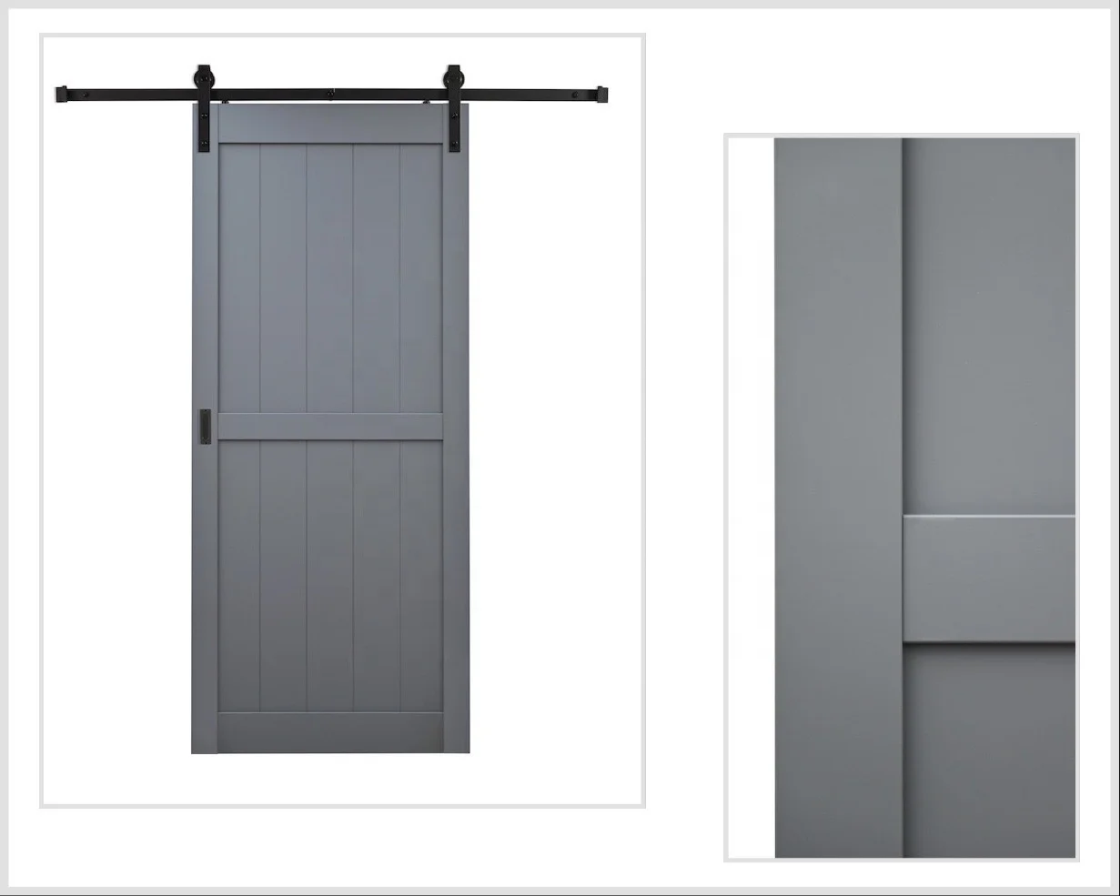 wood composite sliding room barn door Canada