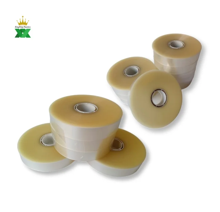 Hot melt OPP Strapping Material for Banding Machine Colorful OPP Bundling Tape Transparent Tape for Vegetable Bundling