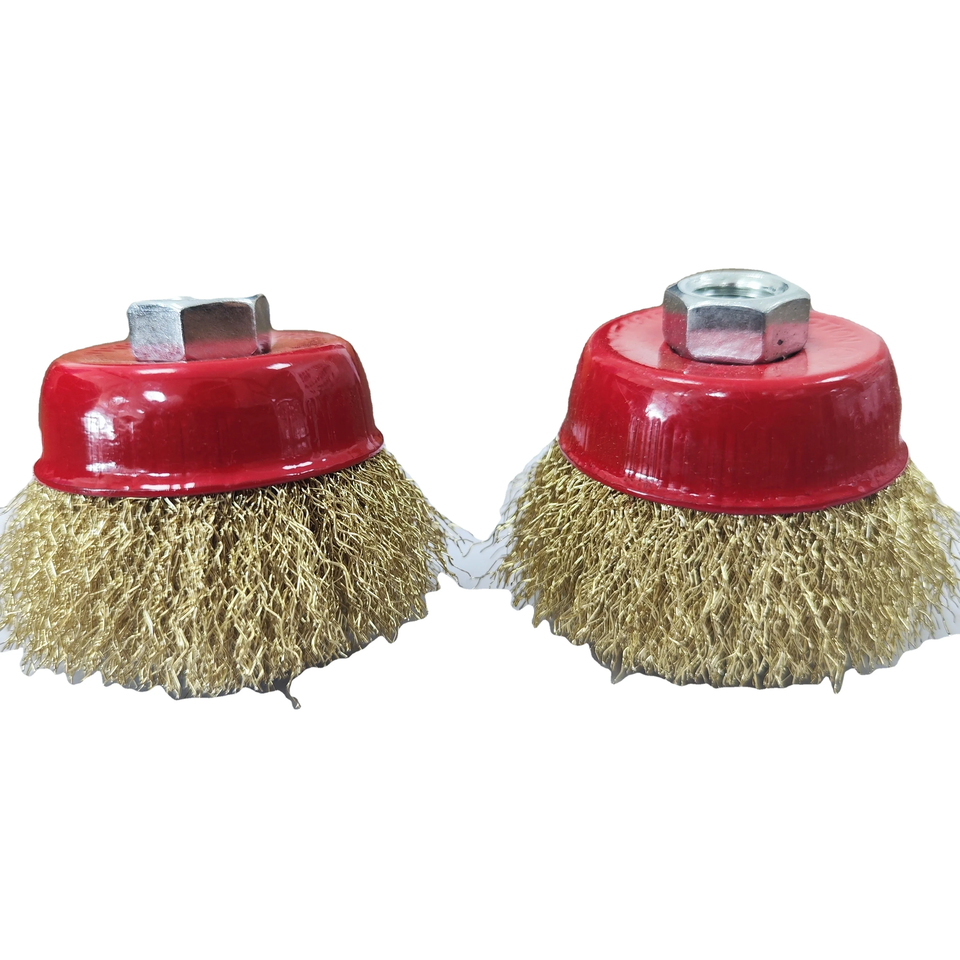 Metal Flexible Grinding Polishing Derusting Disc Metal Brush Coppered Wire Brush Grinding Wheel