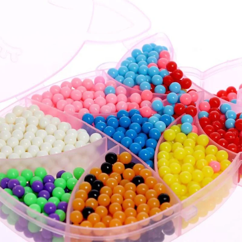 Mosaic for kids Aqua Dots Mosaic craft Unicorn with box Educational toys for children Water Beads