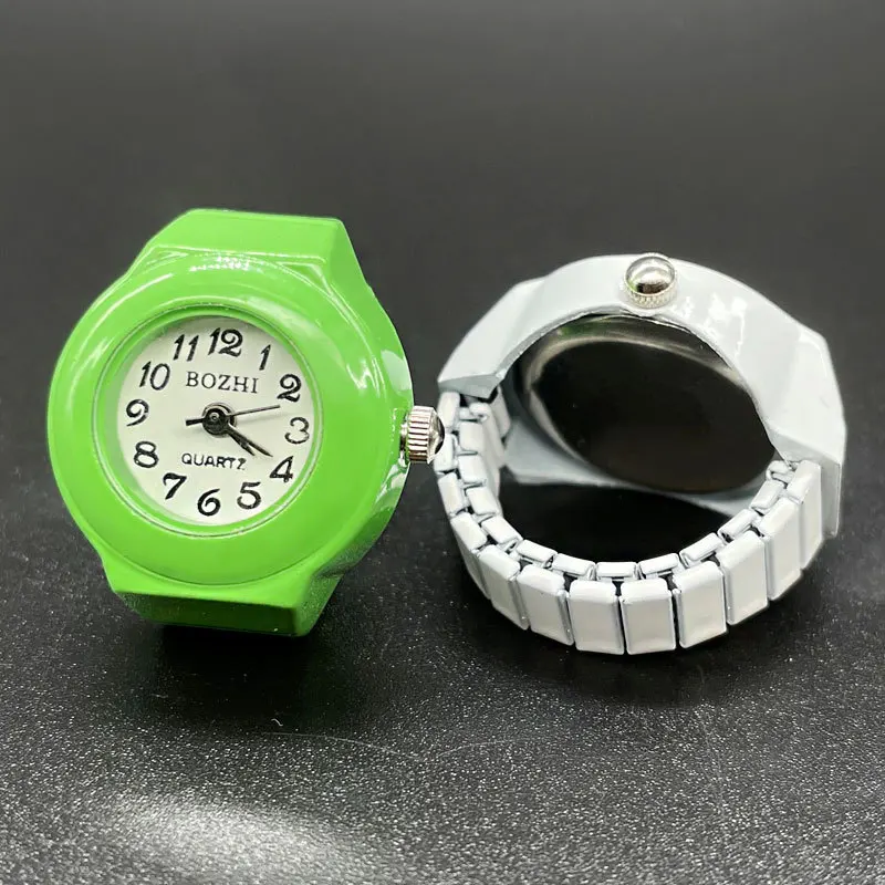 Free Size Luxury Rings Quartz Watches Men Women Students Couple Ring Watch Ladies Fashion Clock relojes