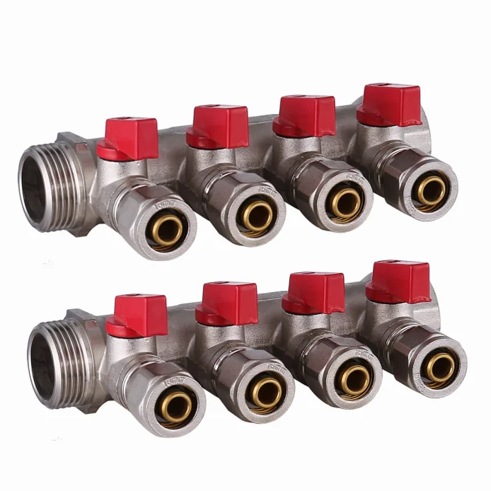 Sunfly XF25412 Underfloor heating system floor heating brass manifold