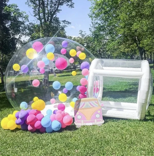 Party balloon bubble house inflatable Outdoor Kids Clear Transparent Dome Bubble Tent House Inflatable Bubble Balloon House