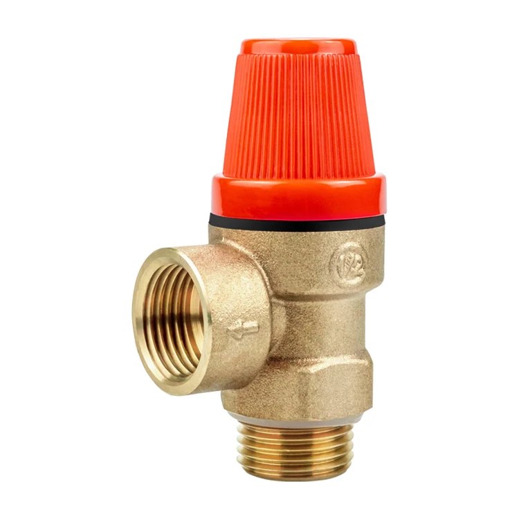 TMOK China Factory Drain Relief Switch Solar Water Boiler Steam Water Heater Brass Safety Valve