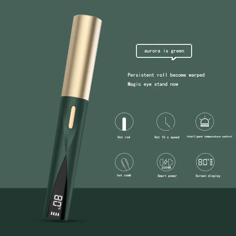 
Heated Eyelash Curler Usb Rechargeable Electric Eyelash Curler For Women With Temperature Gears Quick Heating With Lcd Display 