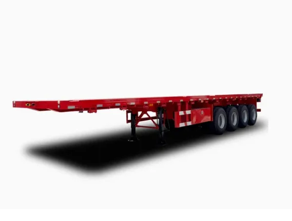 Low flatbed trailer Agricultural trailers customizable carrier semi-trailer steel trucks to transport standard 28 tons