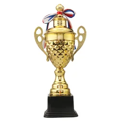 Big trophy manufacturers wholesale creative custom metal football cups made in China electroplating new crafts
