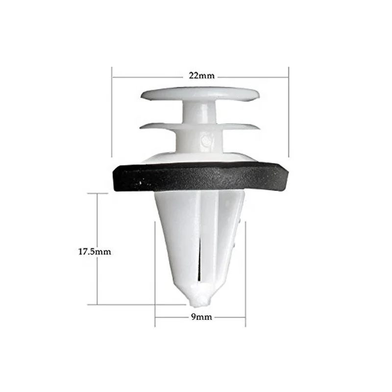 Plastic Rivet Fastener Fender Car Bumper Push Clip for automotive truck body door window