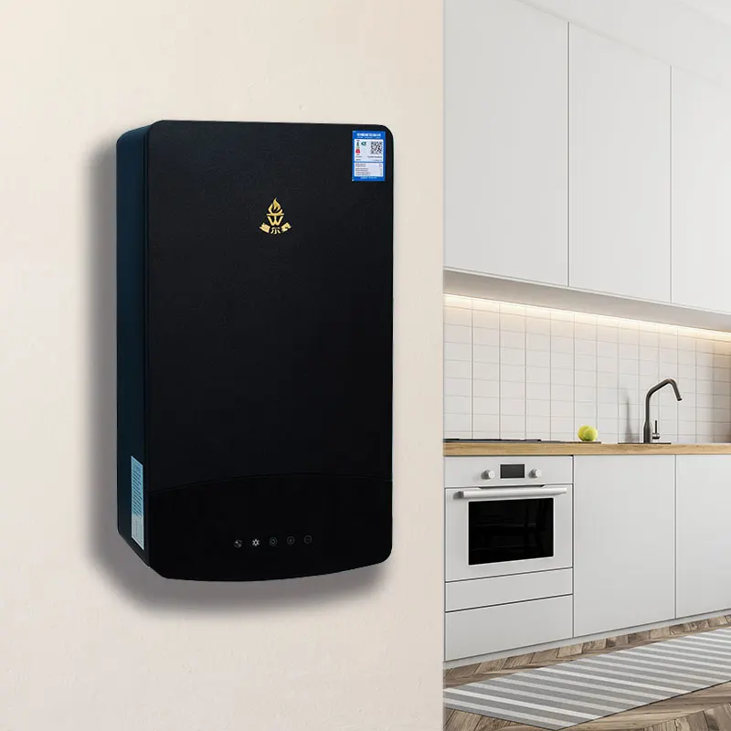 China 24 Kw 28 Kw 32 Kw  Wall Mounted 220v Instant Gas Boiler Hot Water Heating Water Heater Condensing Gas Boiler