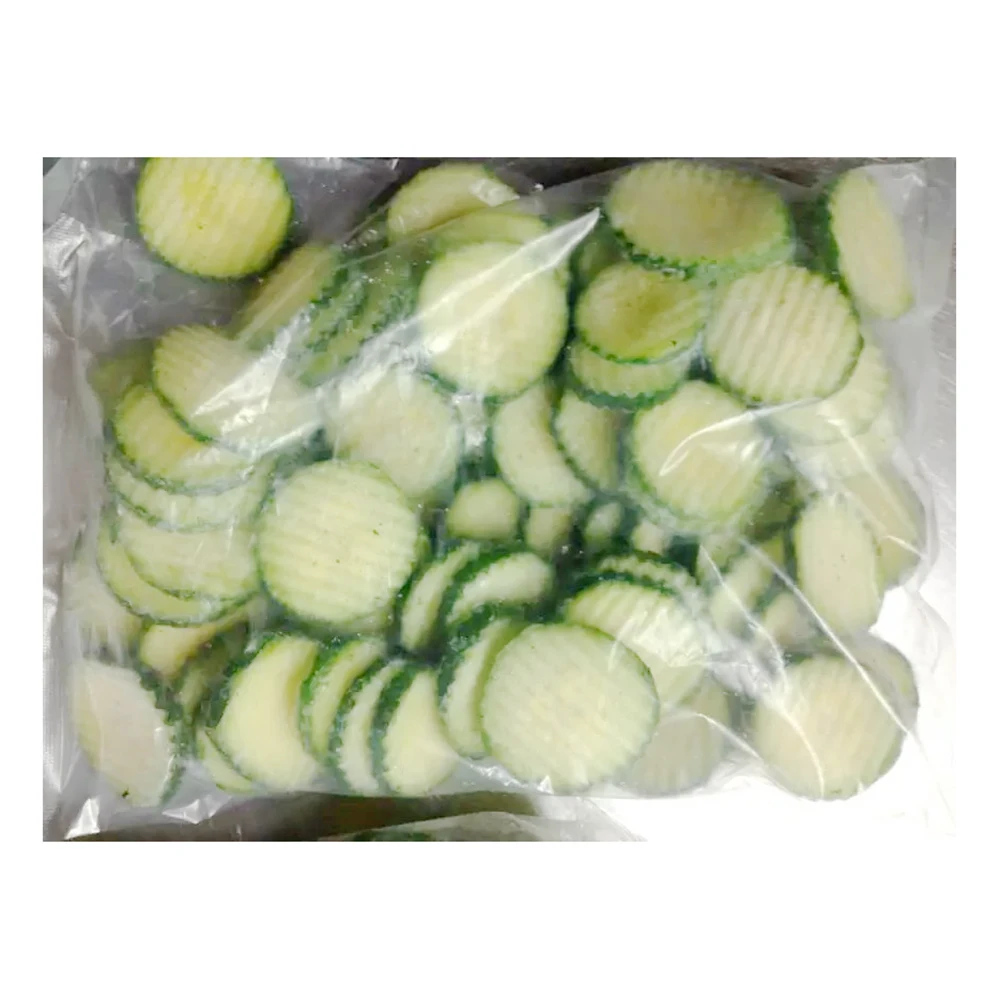 Высокое качество, замороженные нарезные сахарики IQF Zucchini по конкурентоспособной цене