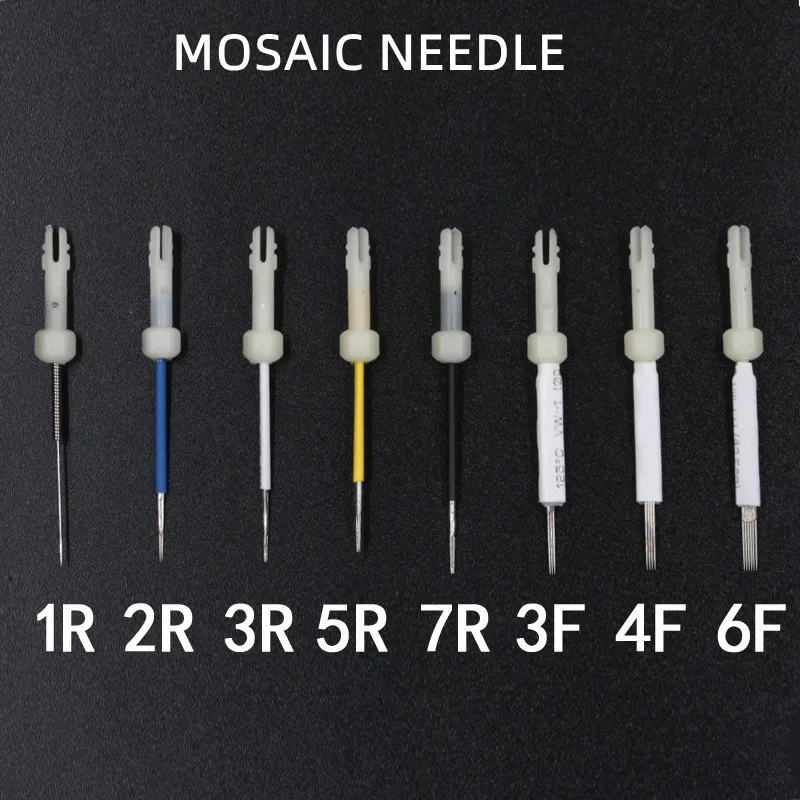 5rl tattoo needle line for permanent makeup machine diy permanent makeup needles white U