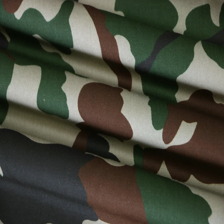 CVC 65/35 twill camo fabric for Nepal BT-285