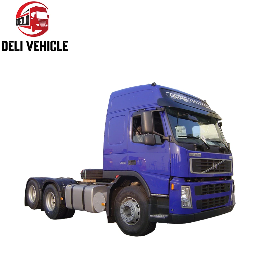 Used Original VOL VO Tractor Truck 6x2 Wheelers 400HP 12.8L Used Truck Head Consignment Semi-Trailers