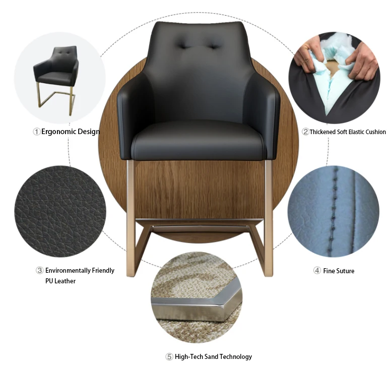 Wholesale Cheap Nordic Kitchen Armrest Simple Home Bow Chair Ergonomic Office Electric Comfortable Sedentary Modern Chairs