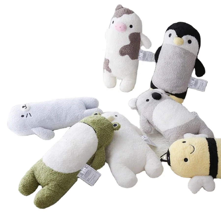 
Wholesale customized plush toy model animals kawaii chick frog dolls toys bee plush pillow penguin plush toy 