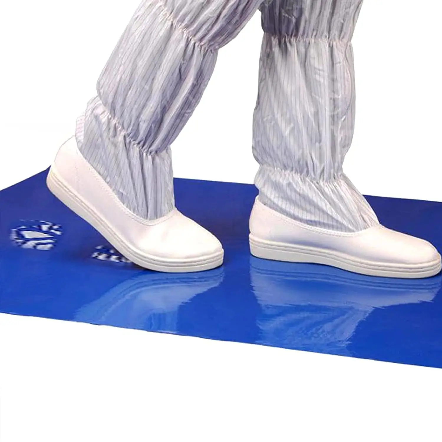 Cleanroom Blue/white  Adhesive Matting ESD Sticky Mat for Dirt Remove with 30 Sheets