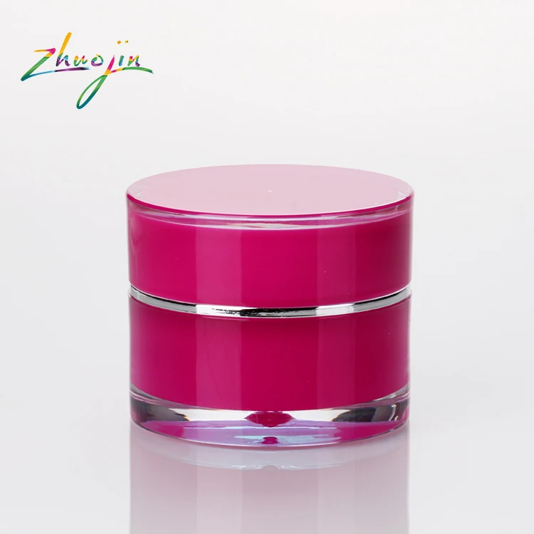 5g 10g 15g 30g 50g Luxury cosmetic containers new style oval shaped gold acrylic cosmetic cream jars