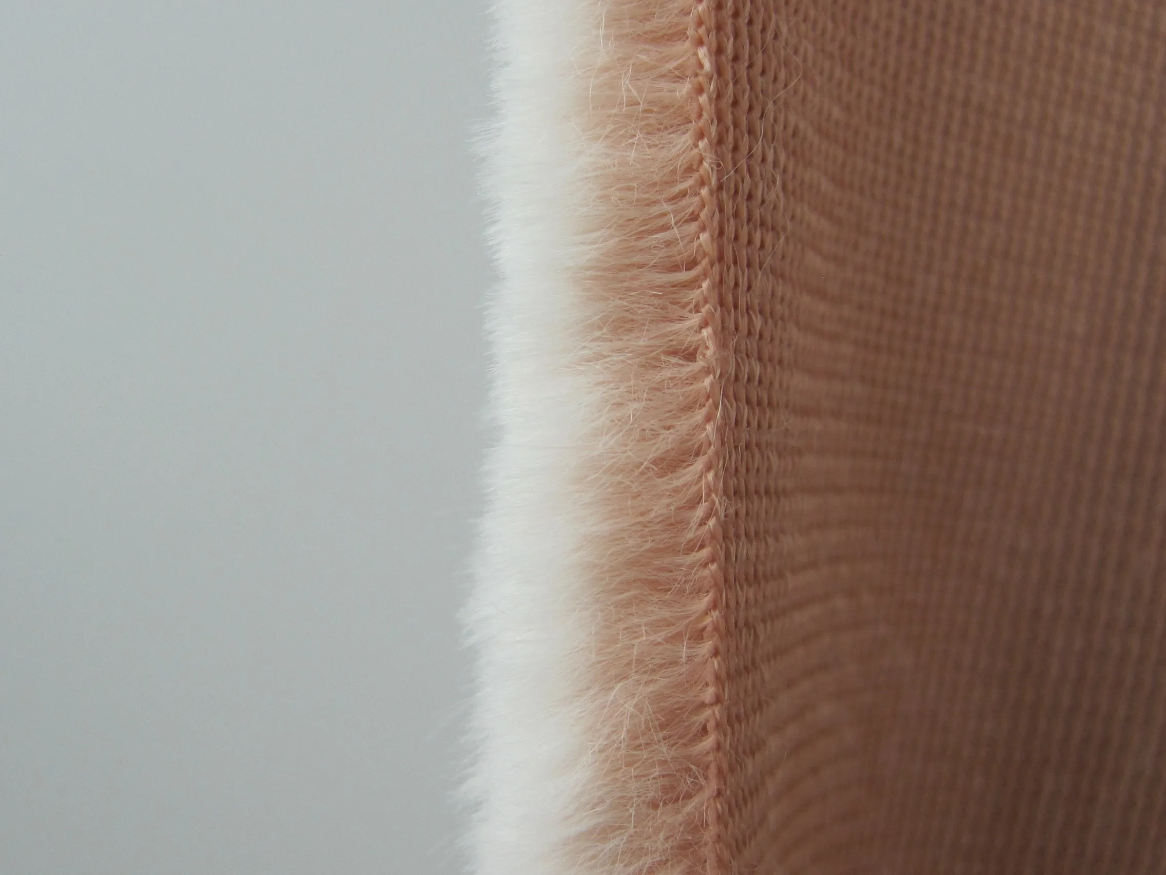  Discharge Printing Cutting groove Faux Rabbit Fur Fake fur For Vest/ Garment /Home