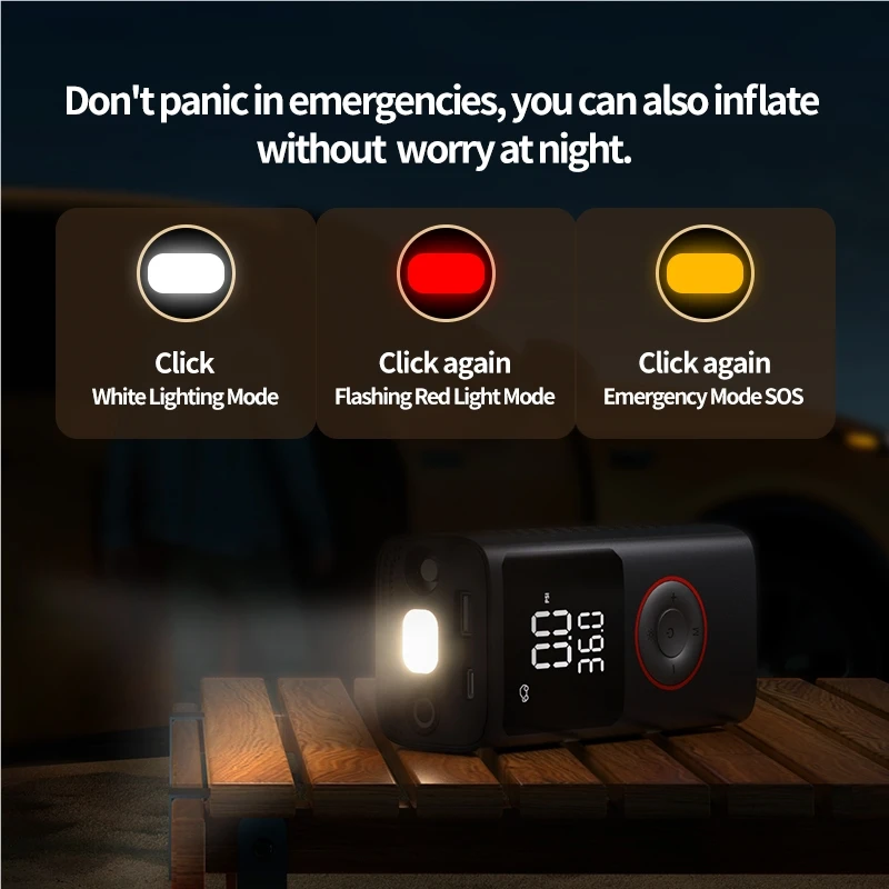 Outdoor portable mini air compressor Tire inflator electric bicycle spherical air pump