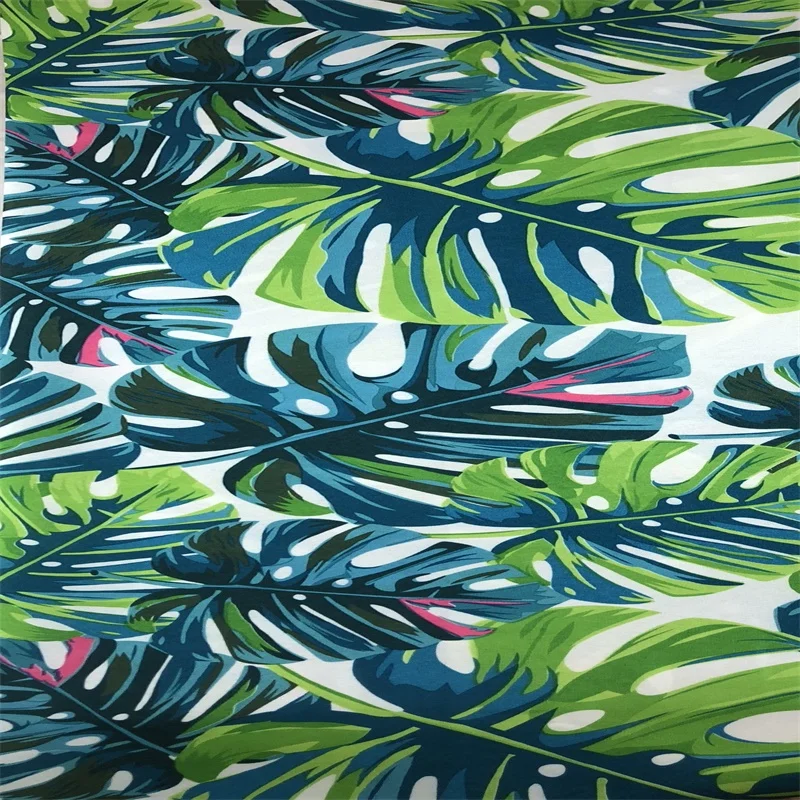 Hot sale flora and tropical prints design fabric 100% polyester fabric oxford printing fabric for table cloth