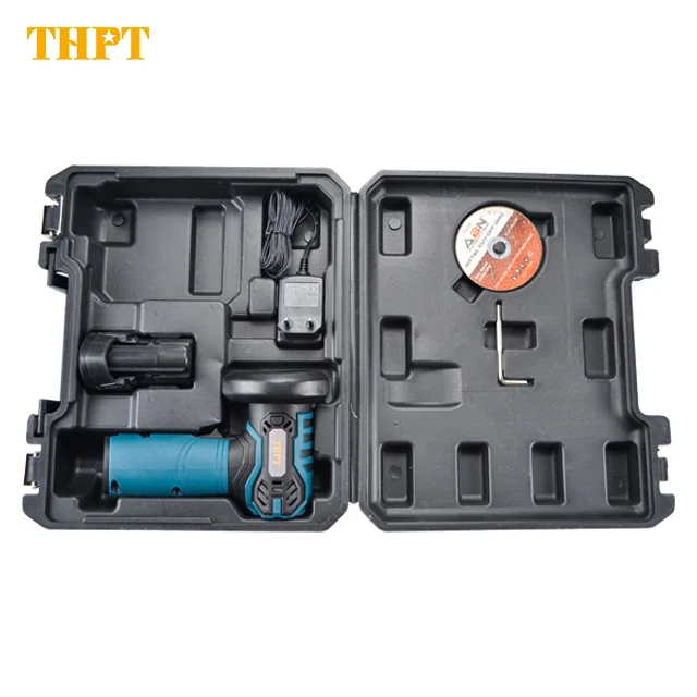 THPT 12V Portable mini cordless chainsaw tools battery stand micro General Grinding and Polishing electric angle grinder