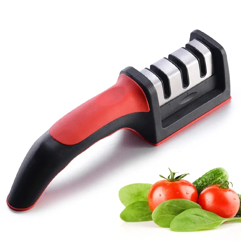 Hot Sale Household Stainless Steel Knife Sharpener Kitchen Tungsten Blade Butcher Knife Sharpener