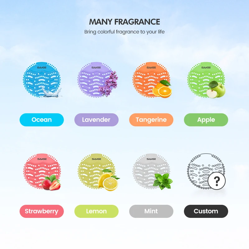 Cheap Urinal Screen Mat Fragranced Urinal Screens Deodorizer Yiwu Supplier