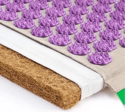 
Natural Linen Acupressure mat Coconut fiber Buckwheat husk Lotus spike Yoga massage mat Massager Cushion Pain Relieve Stress 