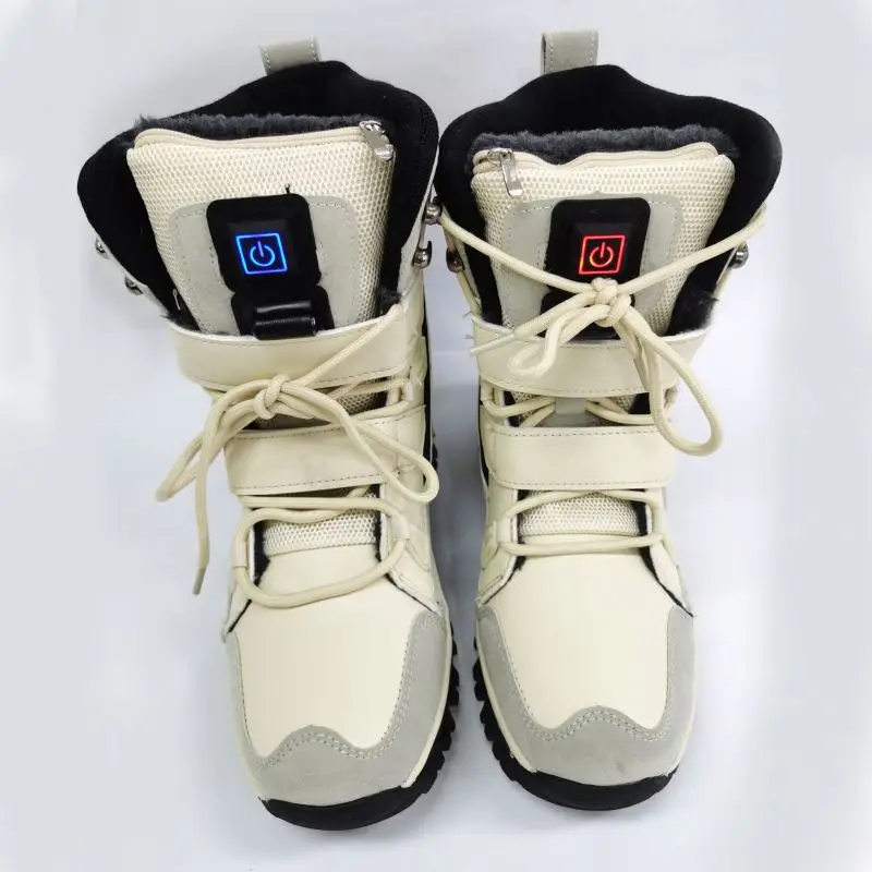 The Latest Graphene Heated Shoes In Winter Outdoor Walking Warm Electrically Heated Shoes Heating Boots
