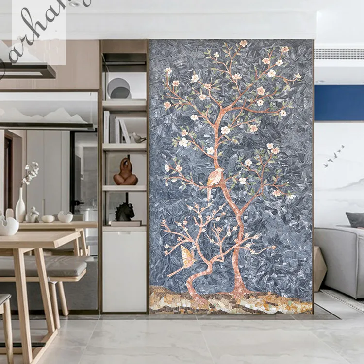 Mosaic  Stone Mural Design  Pattern Stone Mosaic Mural for wall /floor/ceiling