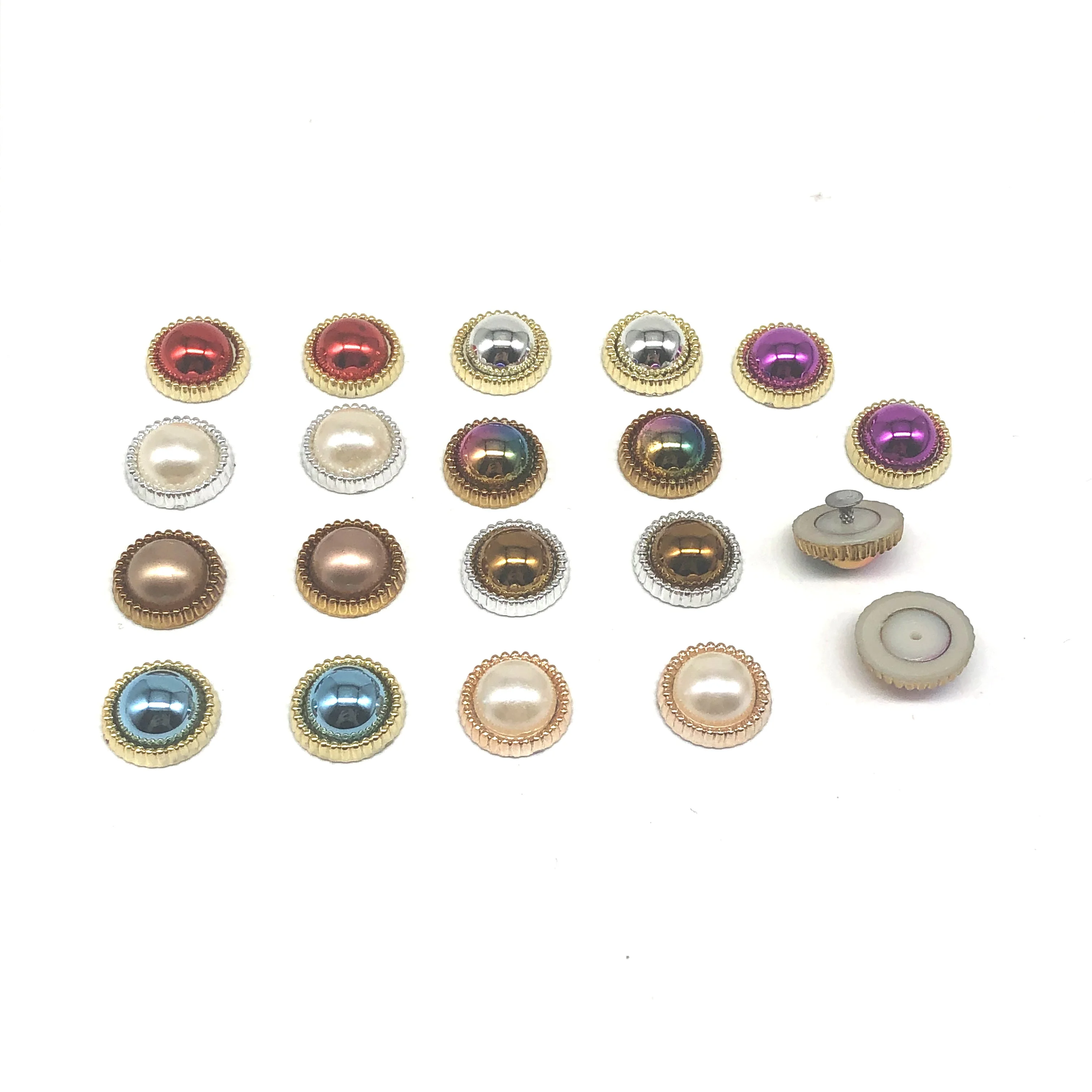 Latest Hot Sale Wholesale Shoe rivet round bright decoration Fancy Ladies Buckle