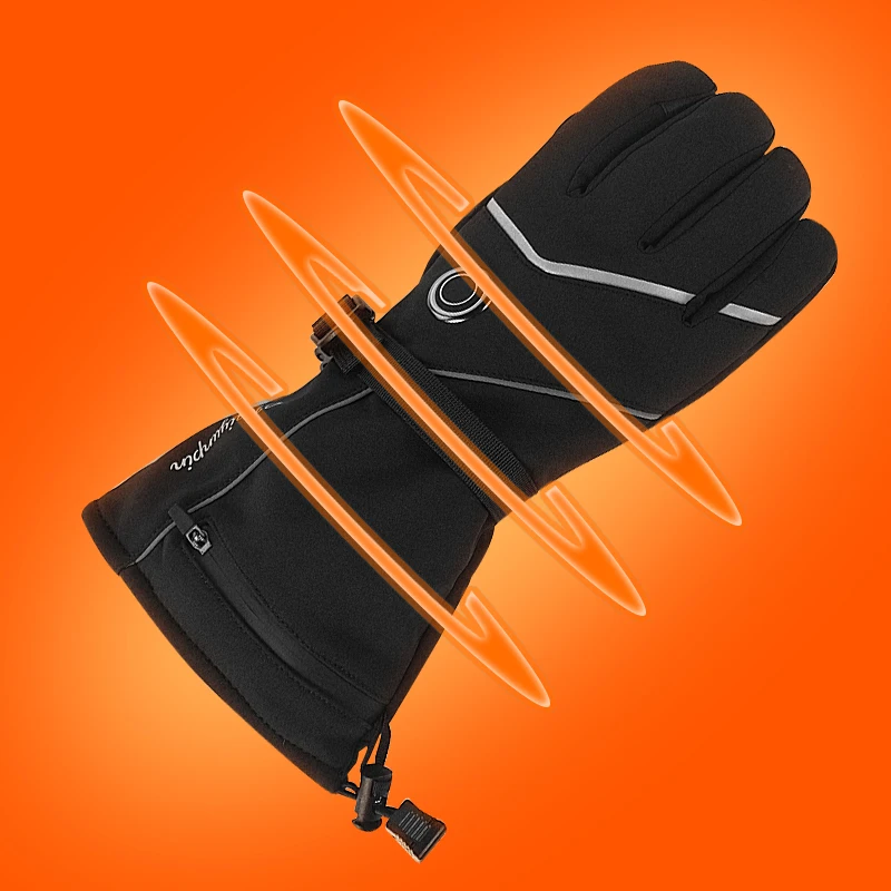 IYUNP сноуборд сенсорный экран батарея нагрев зима водонепроницаемый снег нагрев лыжные перчатки подкладки с электрическим подогревом