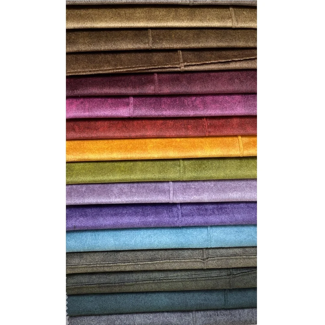 JL20052---Cheap Price holland velvet manufacturer 100% polyester sofa fabric upholstery sofa fabric crushed velvet fabric