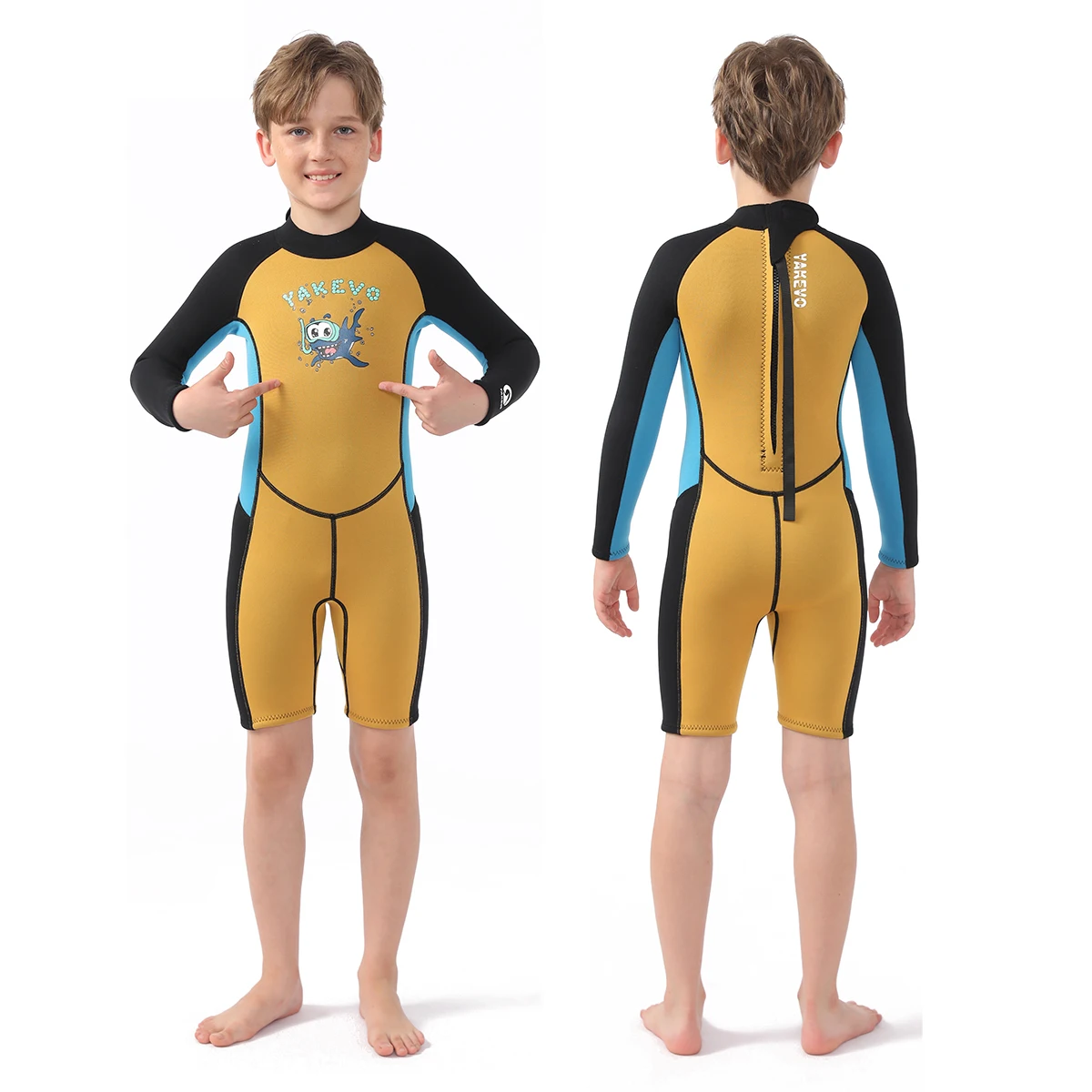 Wholesale Wetsuits 3MM Diving Suit Boys Neoprene Wet Suit One Piece Warm Back Zipper Kids Neoprene Wetsuit