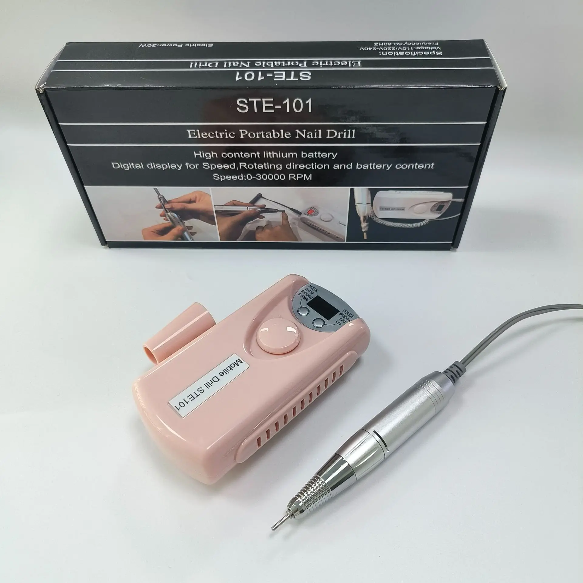 Nail Drill for Acrylic Powder 30000 RPM Nail Electric Efile Nail Drill Machine