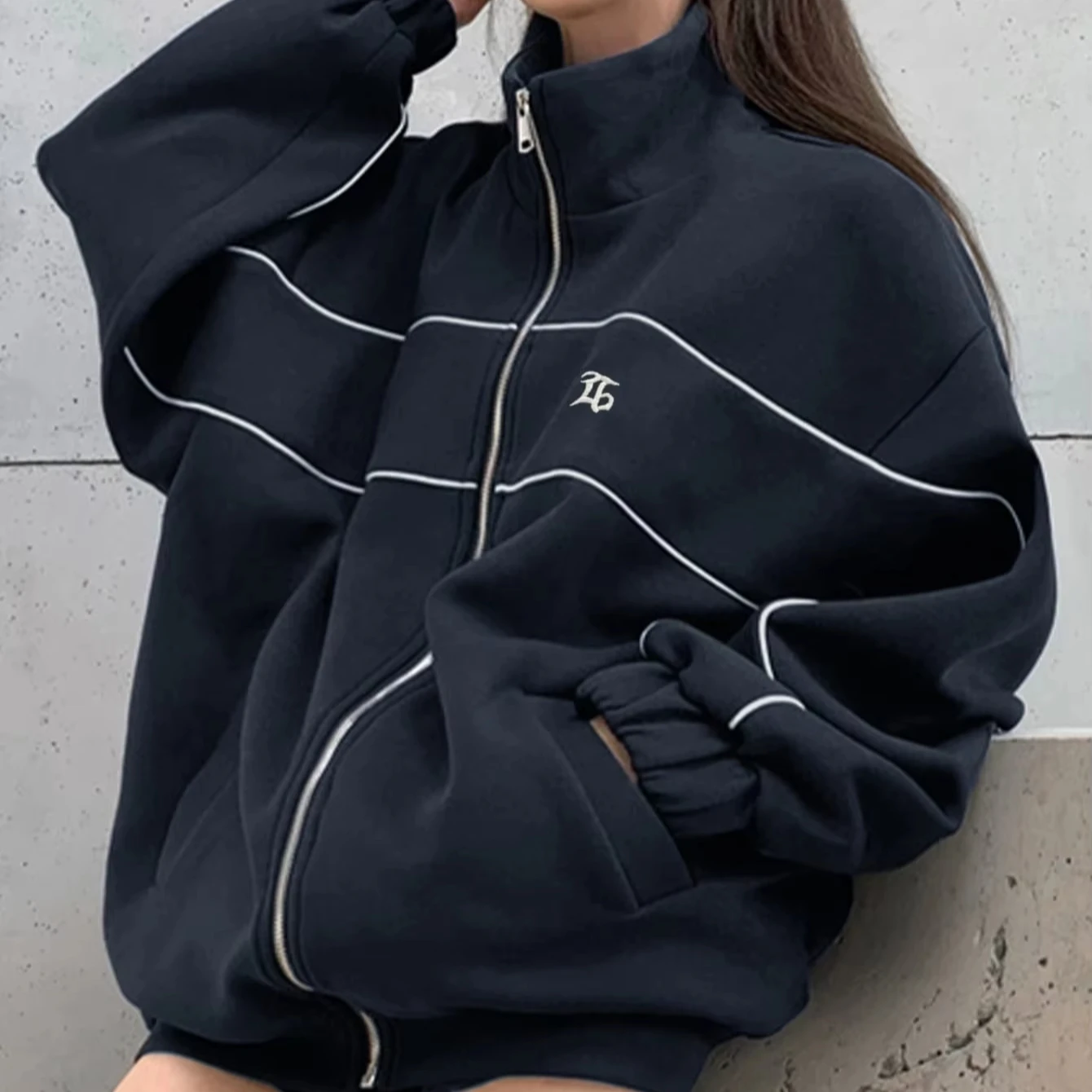 Women Quality Choice Women Coats Lightweight Casual Jacket in Dark Blue Breathable Everyday Essentials Comfortable Jacket