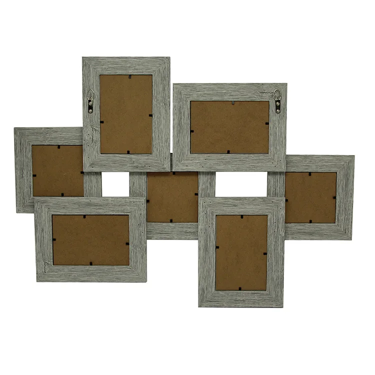 Оптовая продажа украшения для дома цветные коллажи фоторамки Grey MDF деревянные индивидуальные BSCI модная футбольная фоторамка Fengyuan