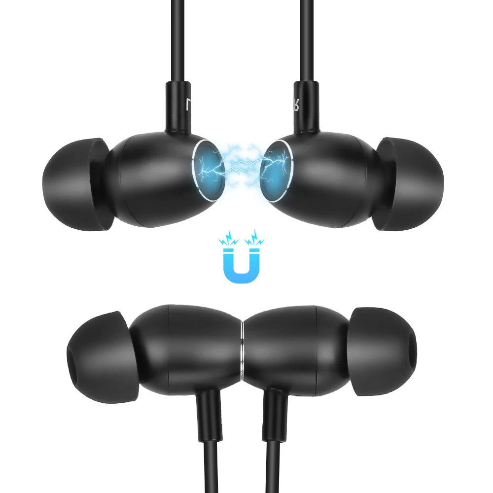 Новинка магнитные стереонаушники Bluetooth наушники Inalambricos спортивные с шейным ободом беспроводные для спортзала