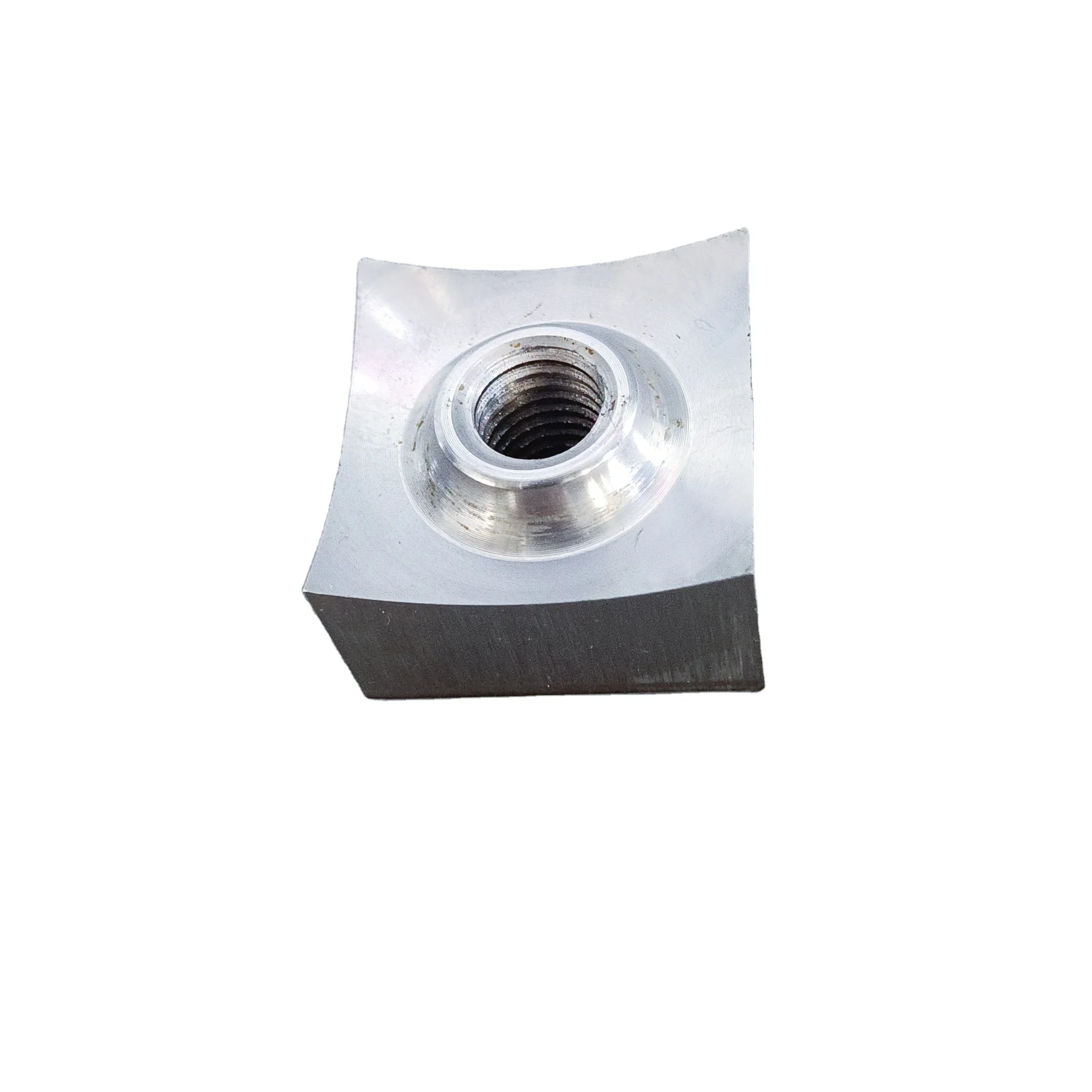 Zerma OEM shredder rotary knife 34*34mm M12 threaded hole cutting blade crown for plastic wire copper waste recycling machine