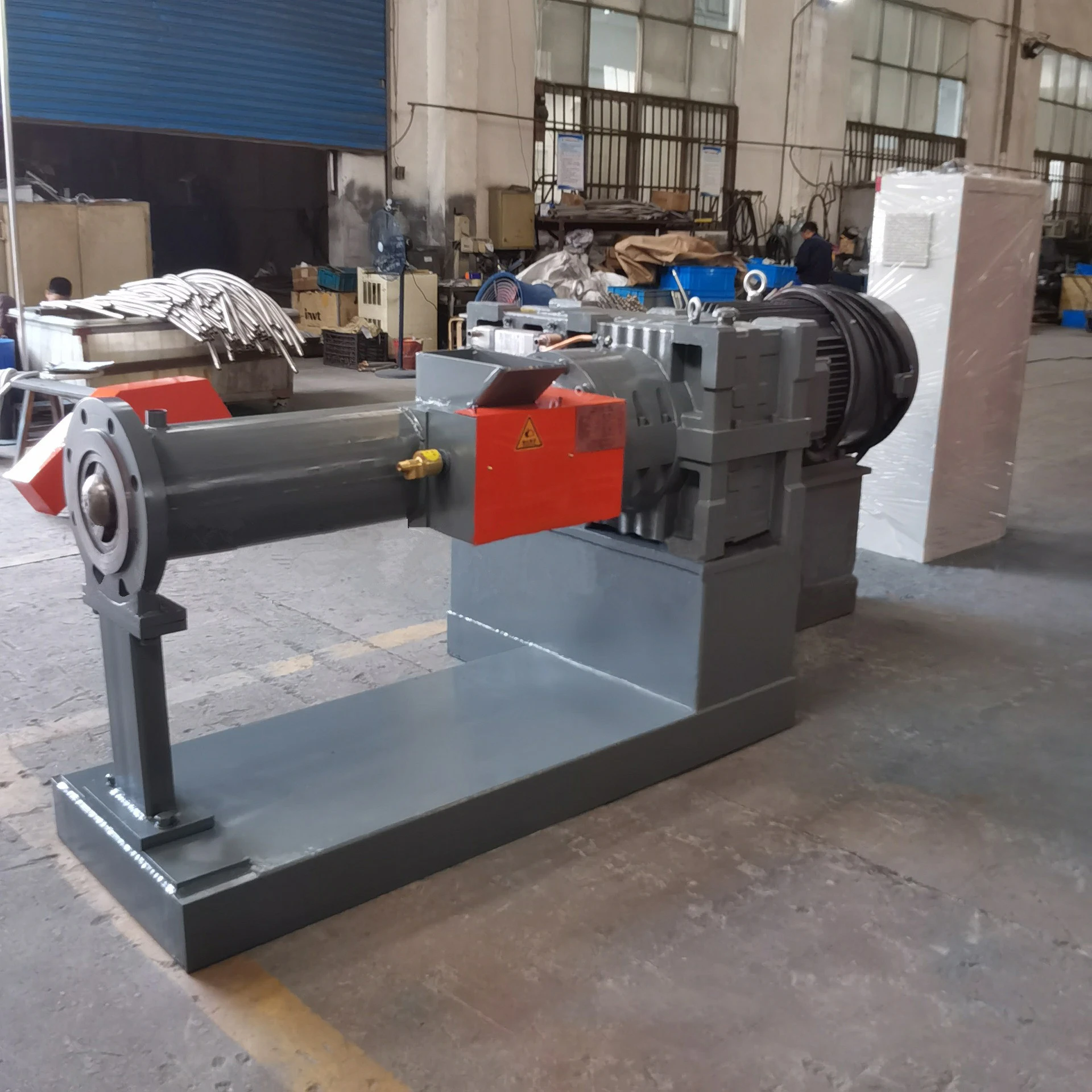 Pin Barrel Cold Feed Vacuum Extruder/Silicone Rubber Extruder Machine