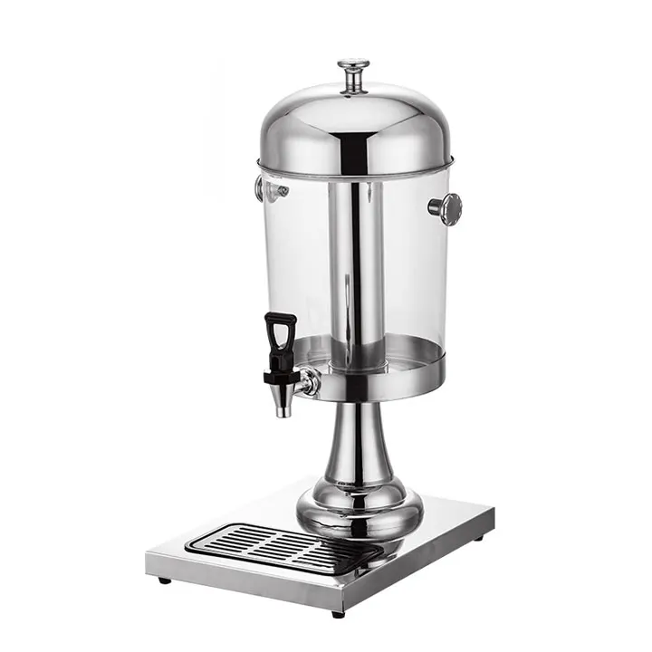 YITIAN Food Grade Hotel Restaurant 8/16/24L Stainless Steel Single Double Triple Head Cold Buffet Drink Beverage Dispenser