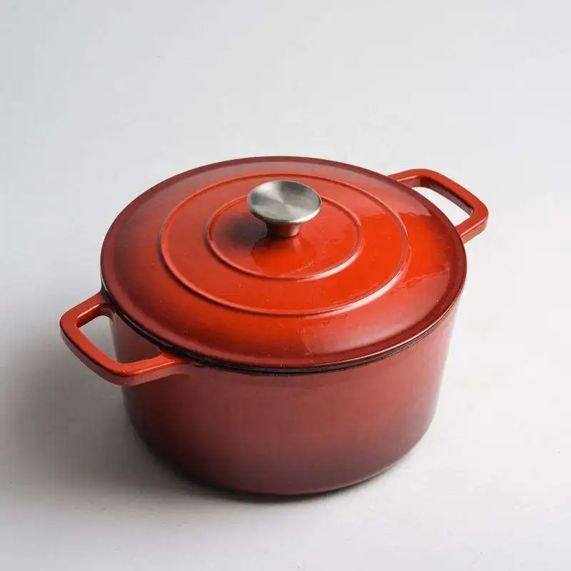Hot sales Home restaurant Kitchen enamel cast iron cookware casserole